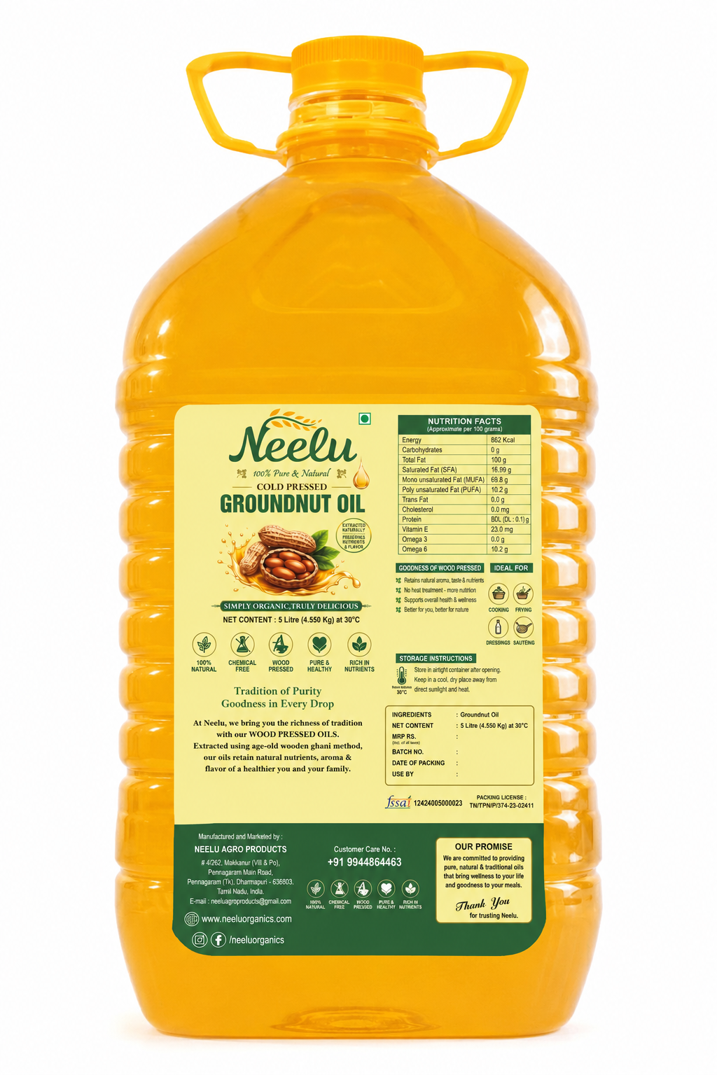 Groundnut oil